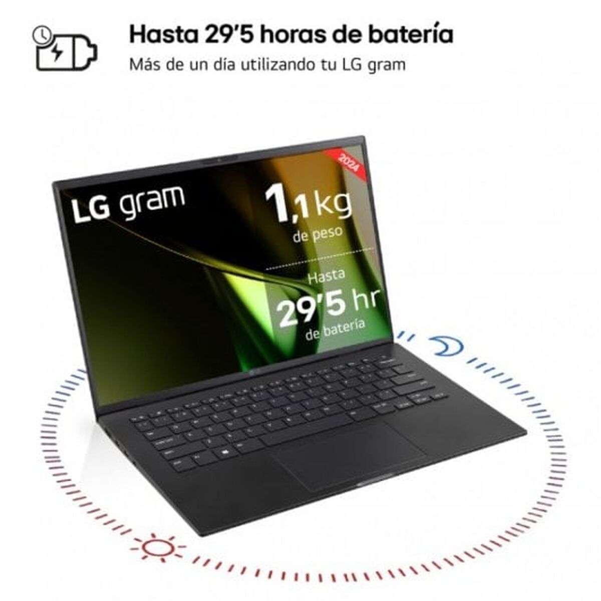 Laptop LG 14Z90S-G.AD78B Qwerty Español 14″ 1,4 GHz Intel Core Ultra 7 155H 32 GB RAM 1 TB SSD (Reacondicionado A) V0709744_16
