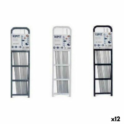Zapatero Kipit Blanco Negro Gris 68 x 3,5 x 18,5 cm 68 x 3 x 18,5 cm (12 Unidades)