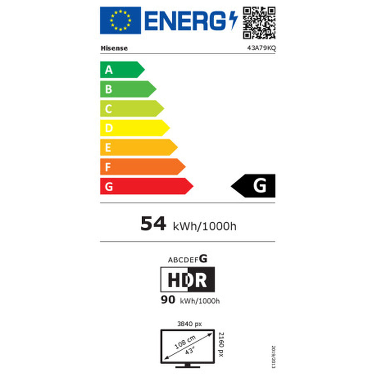 Smart TV Hisense 43A79KQ 4K Ultra HD 43″ LED HDR D-LED QLED (Reacondicionado B) V0709996_11
