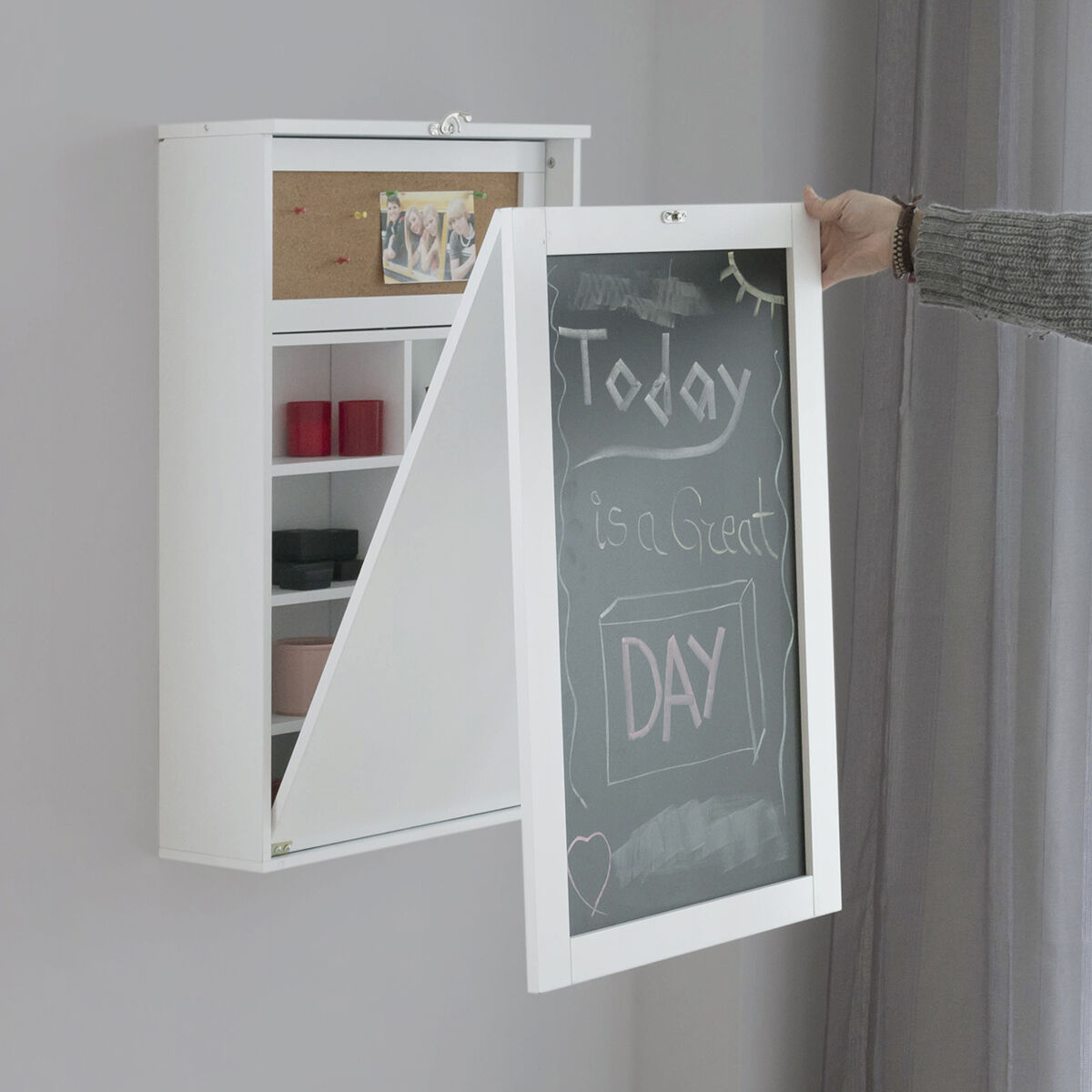 Escritorio Plegable de Pared Woldy InnovaGoods V0100712_1