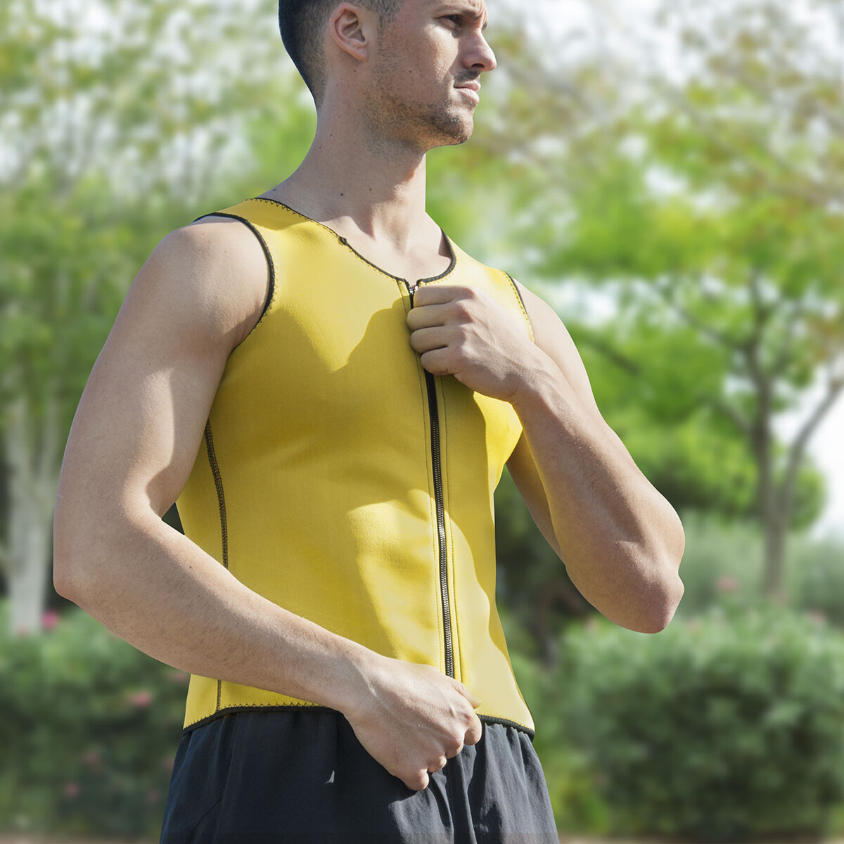 Chaleco Deportivo con Efecto Sauna para Hombre Passwa InnovaGoods V0100878_1