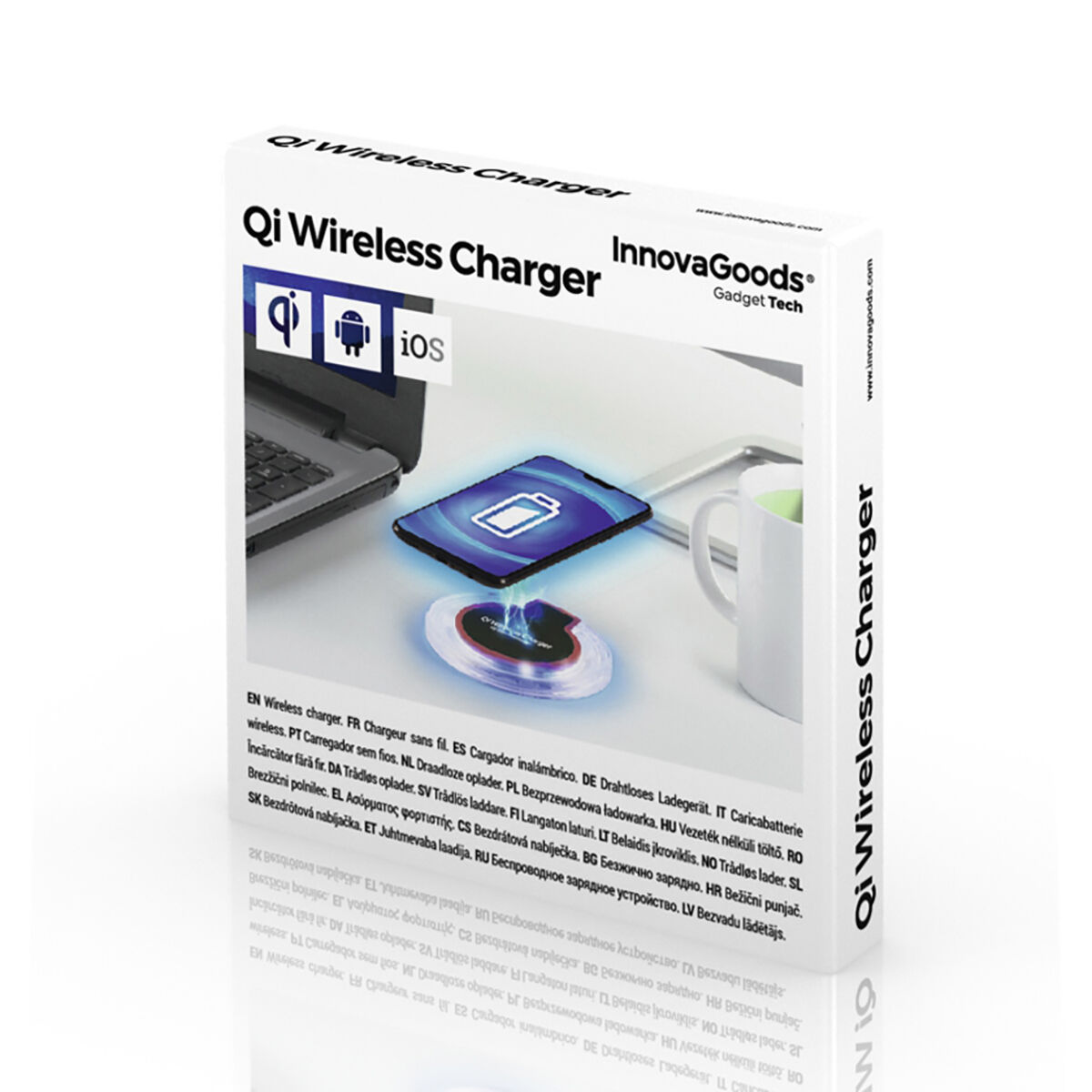 Cargador Inalámbrico para Smartphones Qi InnovaGoods V0101026_4