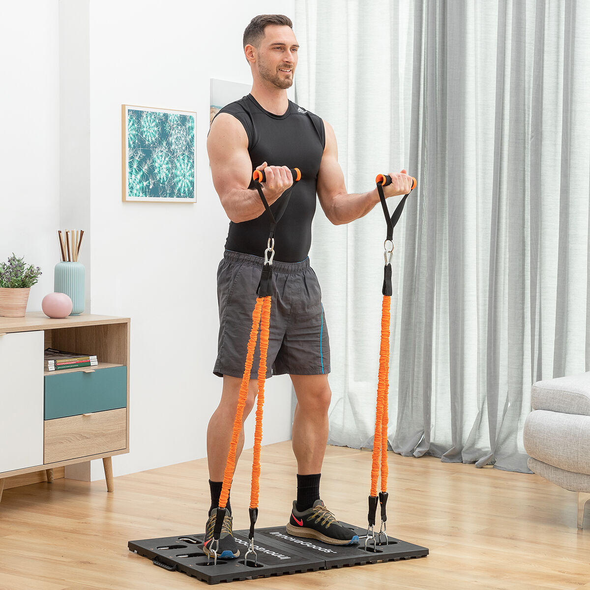 Sistema de Entrenamiento Integral Portátil con Guía de Ejercicios Gympak Max InnovaGoods V0103087_8