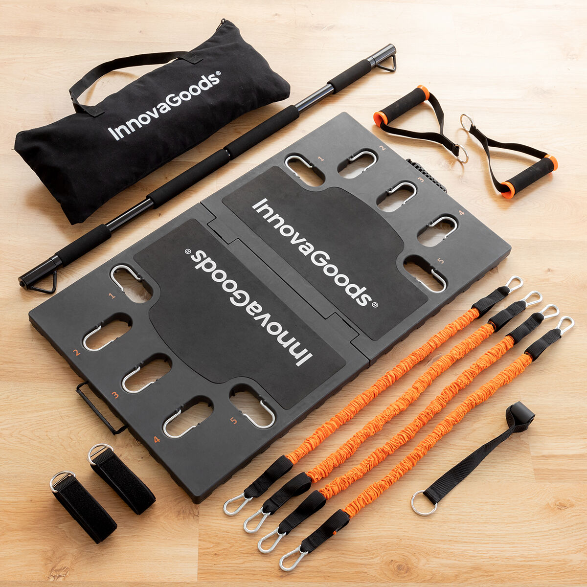 Sistema de Entrenamiento Integral Portátil con Guía de Ejercicios Gympak Max InnovaGoods V0103087_10