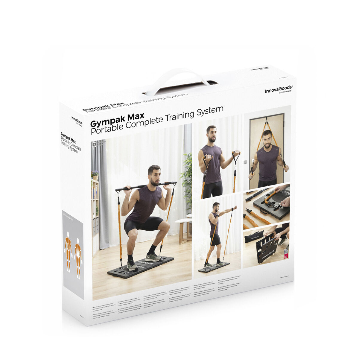 Sistema de Entrenamiento Integral Portátil con Guía de Ejercicios Gympak Max InnovaGoods V0103087_16