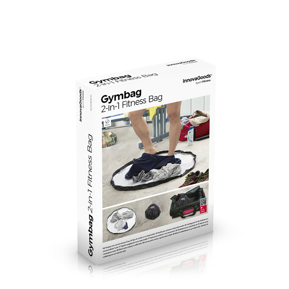 Esterilla para Vestuarios y Bolsa Impermeable 2 en 1 Gymbag InnovaGoods V0103110_12