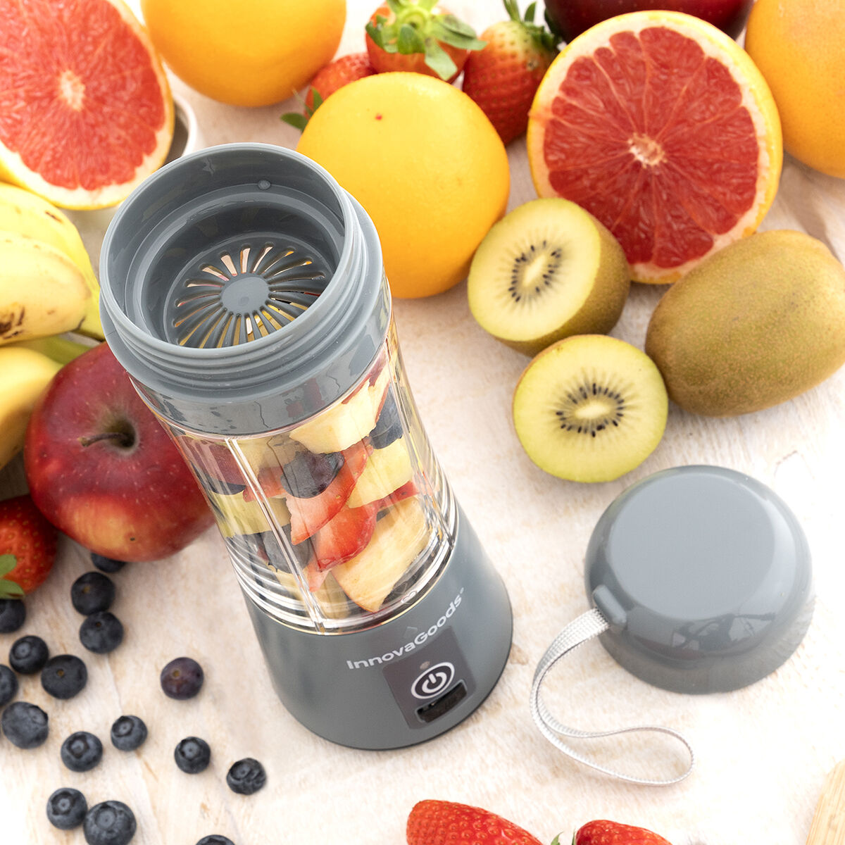 Batidora de Vaso Portátil Recargable Shakuit InnovaGoods V0103242_1