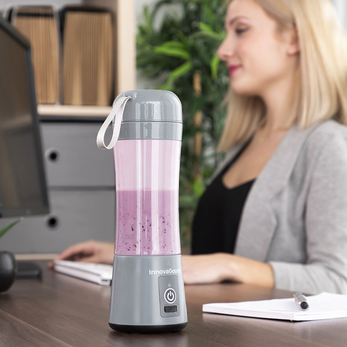 Batidora de Vaso Portátil Recargable Shakuit InnovaGoods V0103242_2