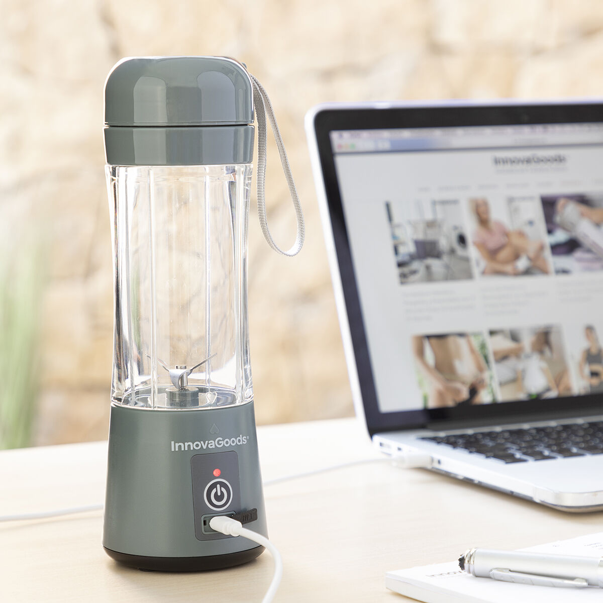 Batidora de Vaso Portátil Recargable Shakuit InnovaGoods V0103242_8