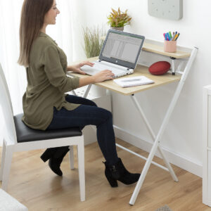 Escritorio Plegable con Estante Tablezy InnovaGoods V0103260_0