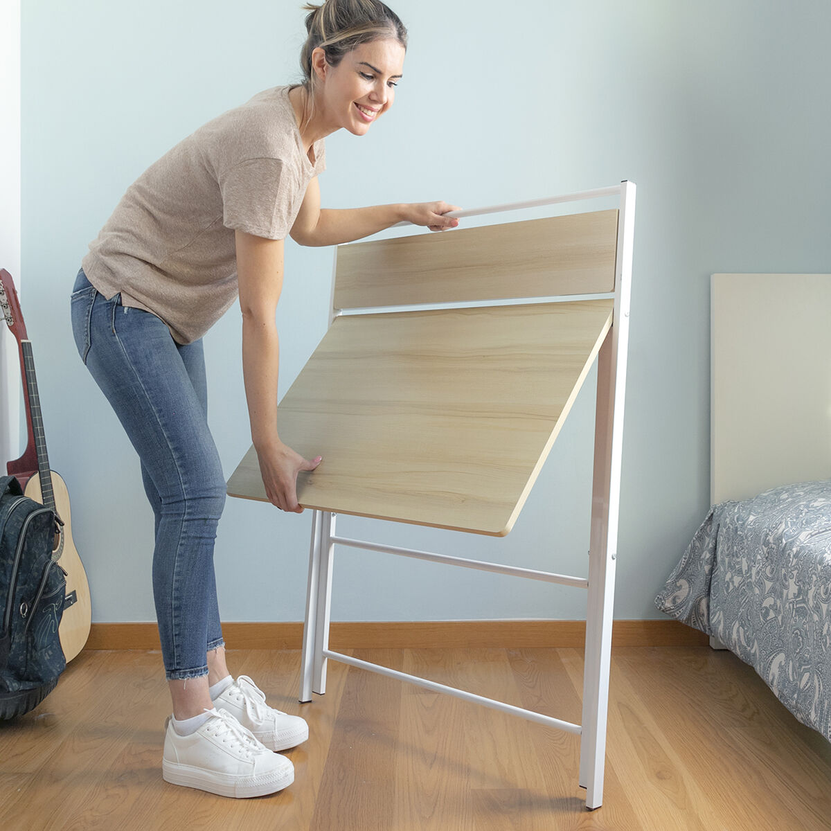 Escritorio Plegable con Estante Tablezy InnovaGoods V0103260_6