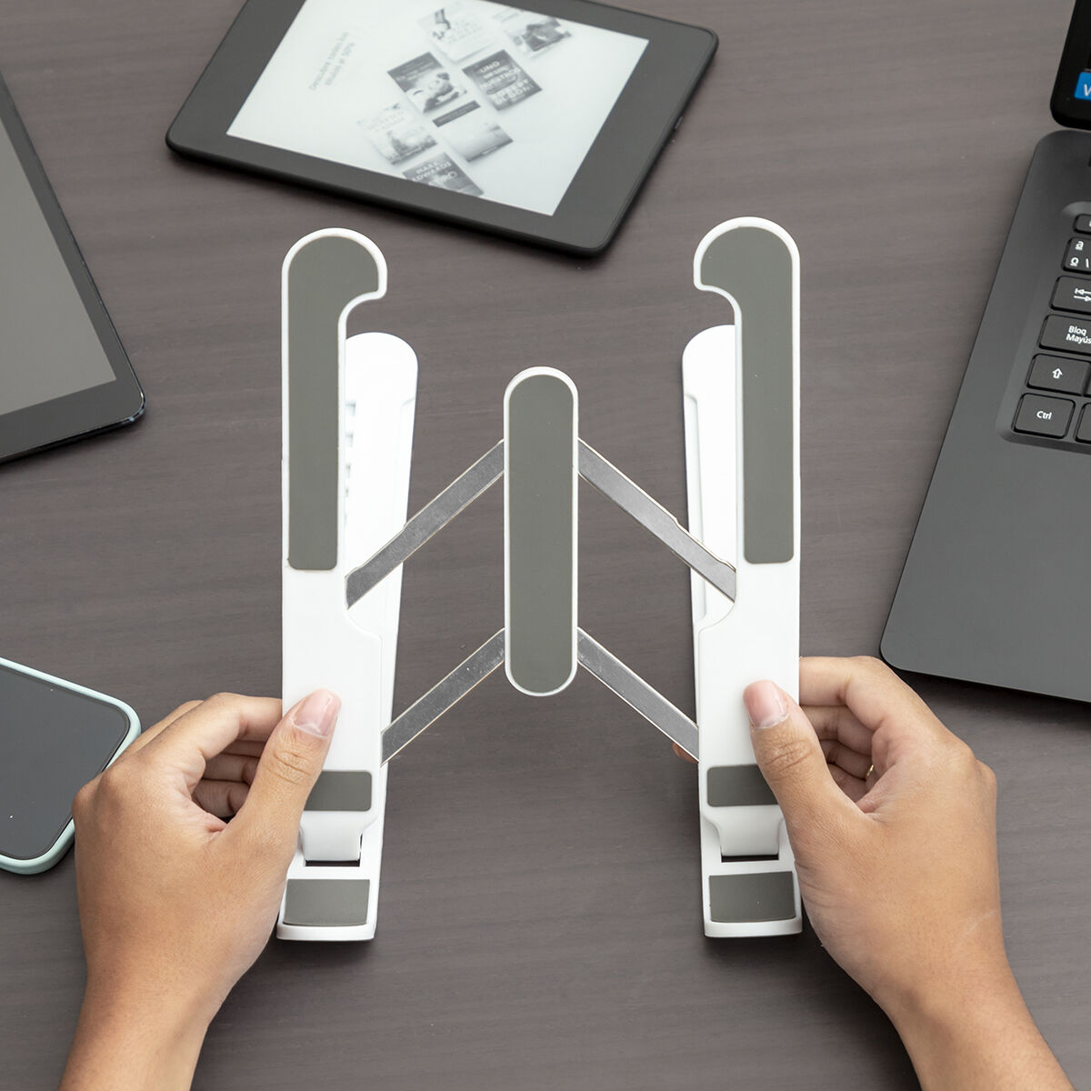 Soporte Plegable y Regulable para Portátil Flappot InnovaGoods V0103270_2