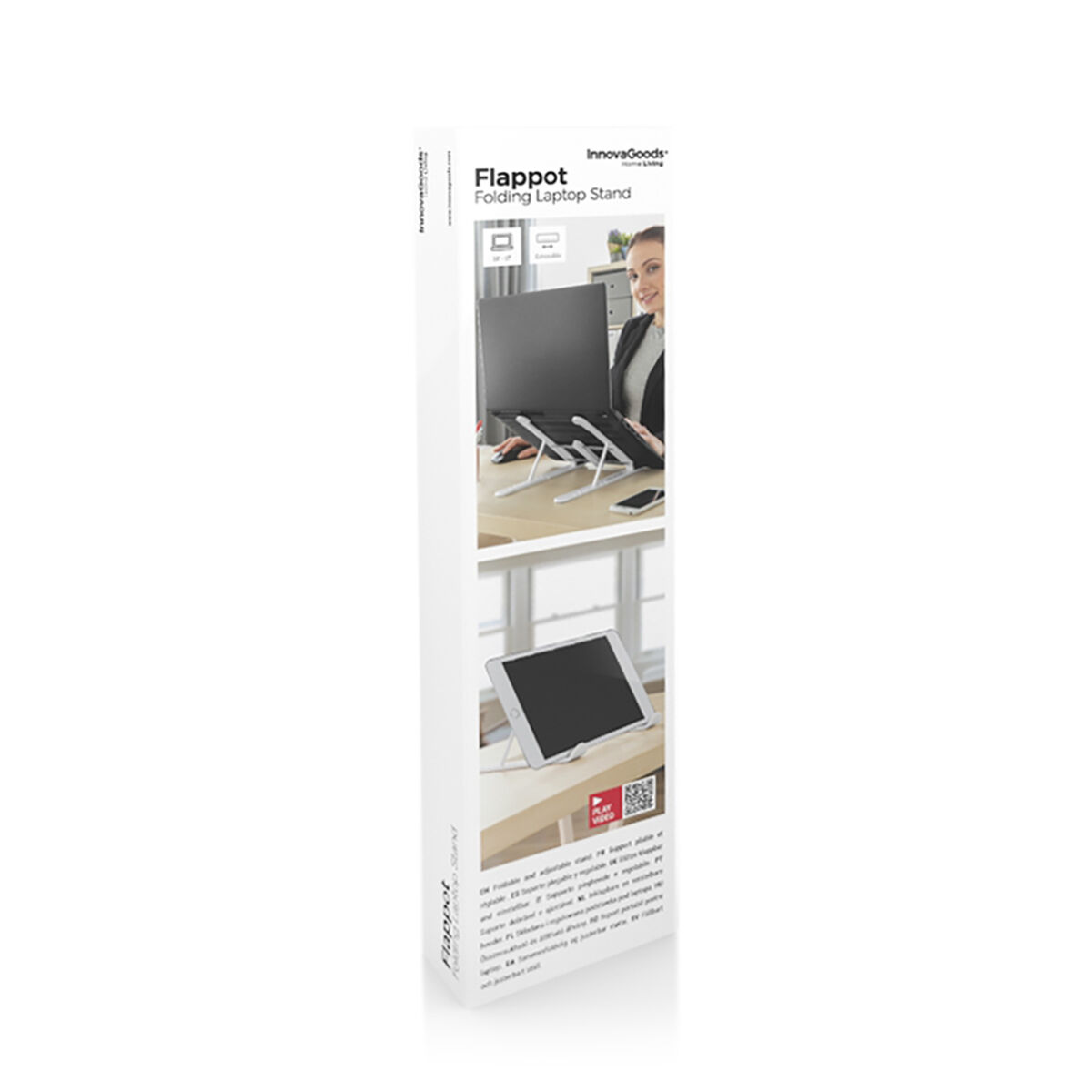 Soporte Plegable y Regulable para Portátil Flappot InnovaGoods V0103270_16