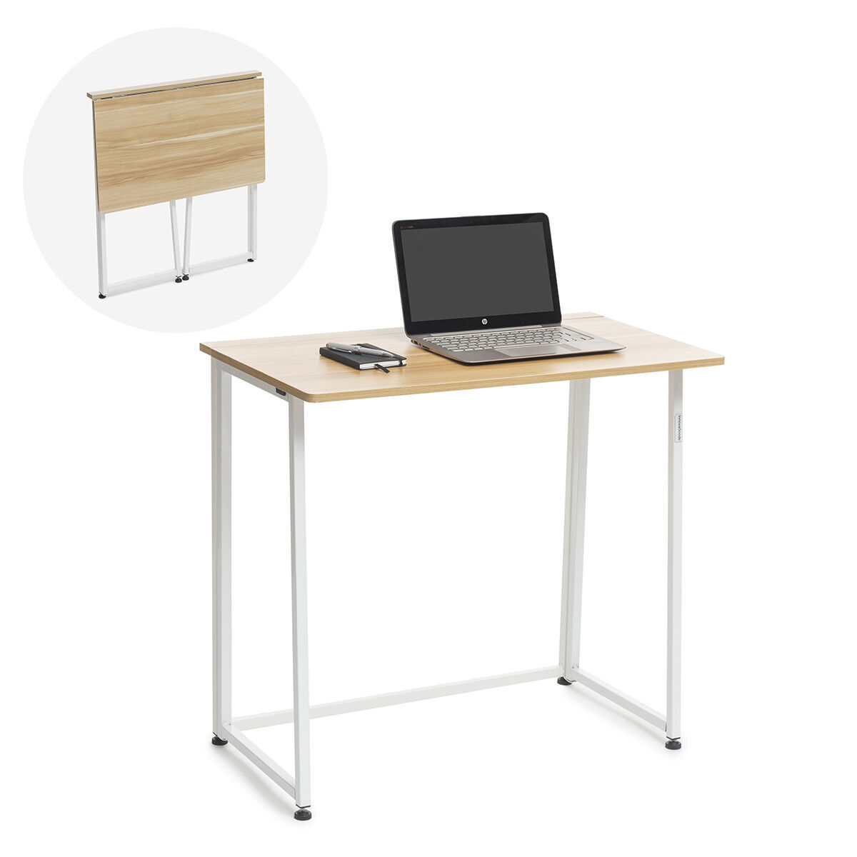 Escritorio Plegable InnovaGoods V0103358 Blanco (Reacondicionado B) V0800213_26