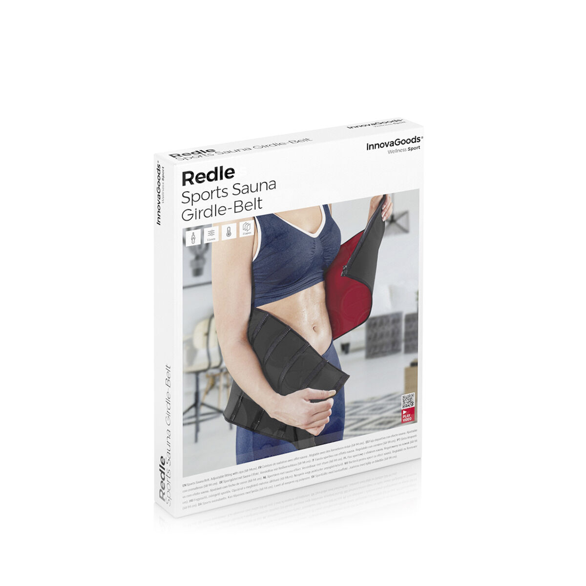 Faja Deportiva Adelgazante con Efecto Sauna Redle InnovaGoods V0103393_7
