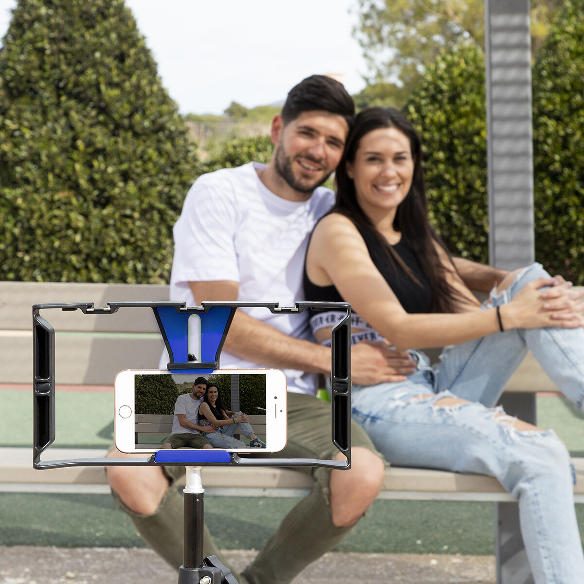 Soporte para Smartphone con Estabilizador Manual Stafect InnovaGoods V0103464_7