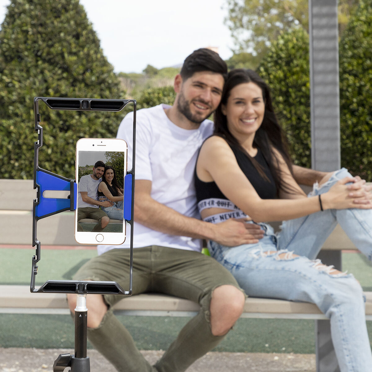 Soporte para Smartphone con Estabilizador Manual Stafect InnovaGoods V0103464_8