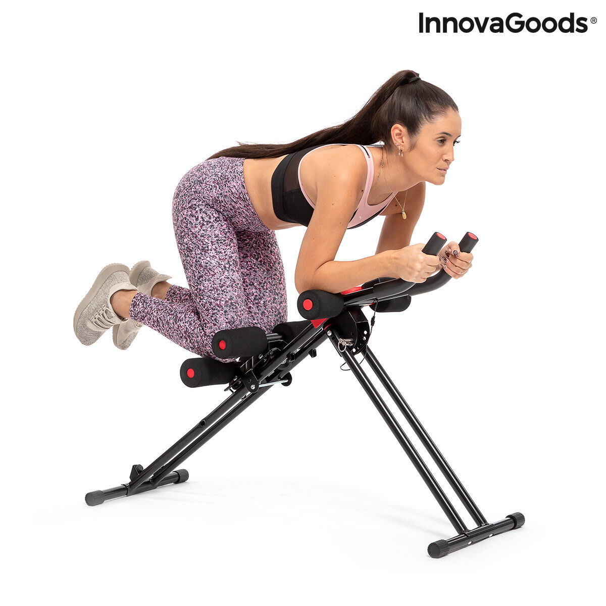 Máquina de Abdominales Plegable con Guía de Ejercicios InnovaGoods V0103487 (Reacondicionado B) V0800215_25