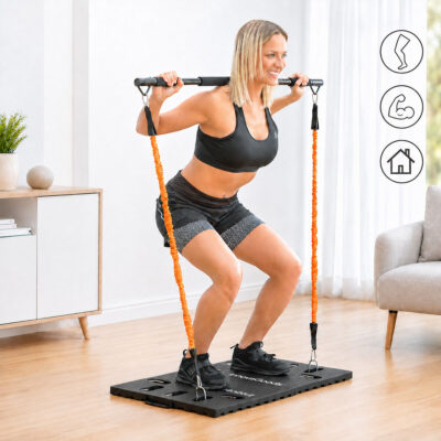 Sistema de Entrenamiento Integral Portátil con Guía de Ejercicios Gympak Max InnovaGoods
