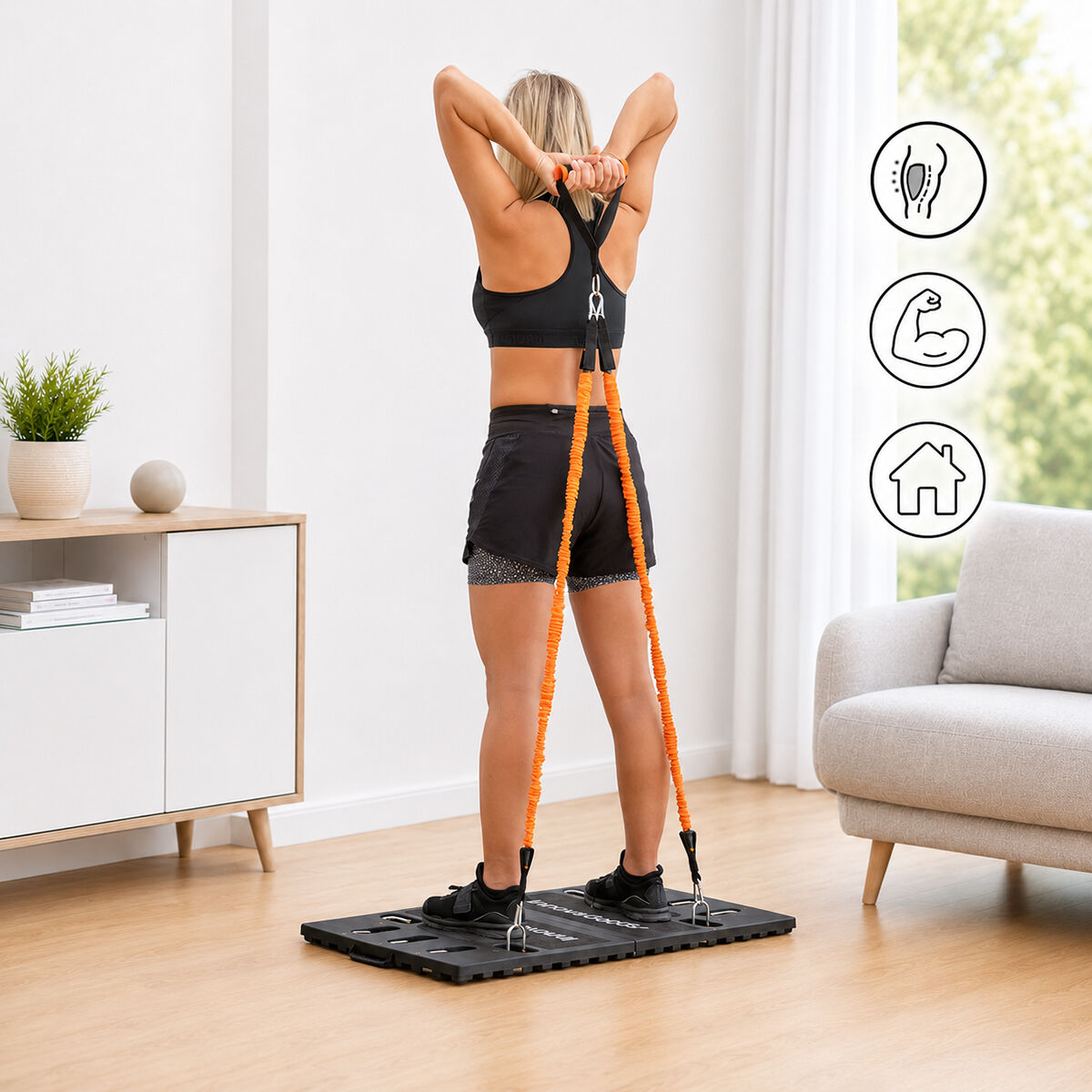 Sistema de Entrenamiento Integral Portátil con Guía de Ejercicios Gympak Max InnovaGoods V0103087_7