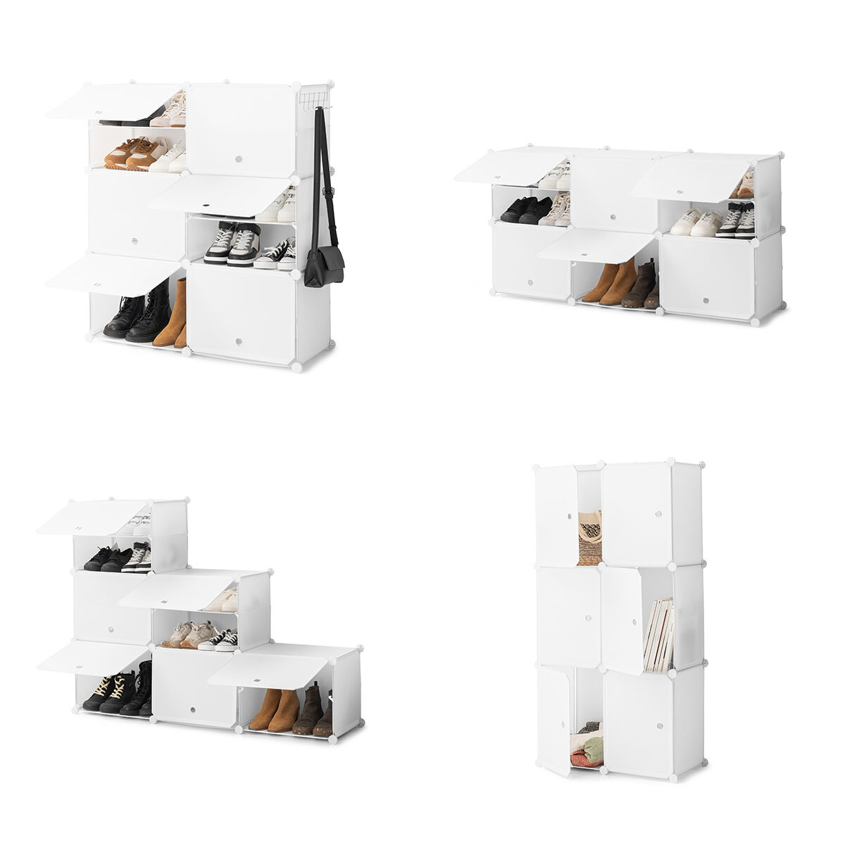Zapatero Modular Portátil InnovaGoods Blanco V0103907_9
