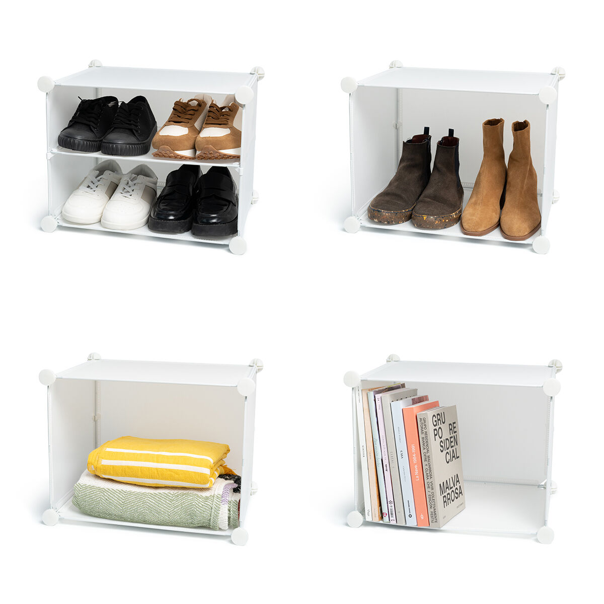 Zapatero Modular Portátil InnovaGoods Blanco V0103907_13