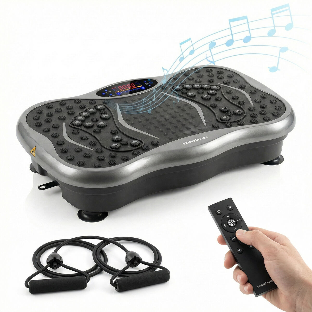 Plataforma Vibratoria con Altavoz, Bandas de Resistencia y Mando a Distancia Vivflow InnovaGoods V0104048_4