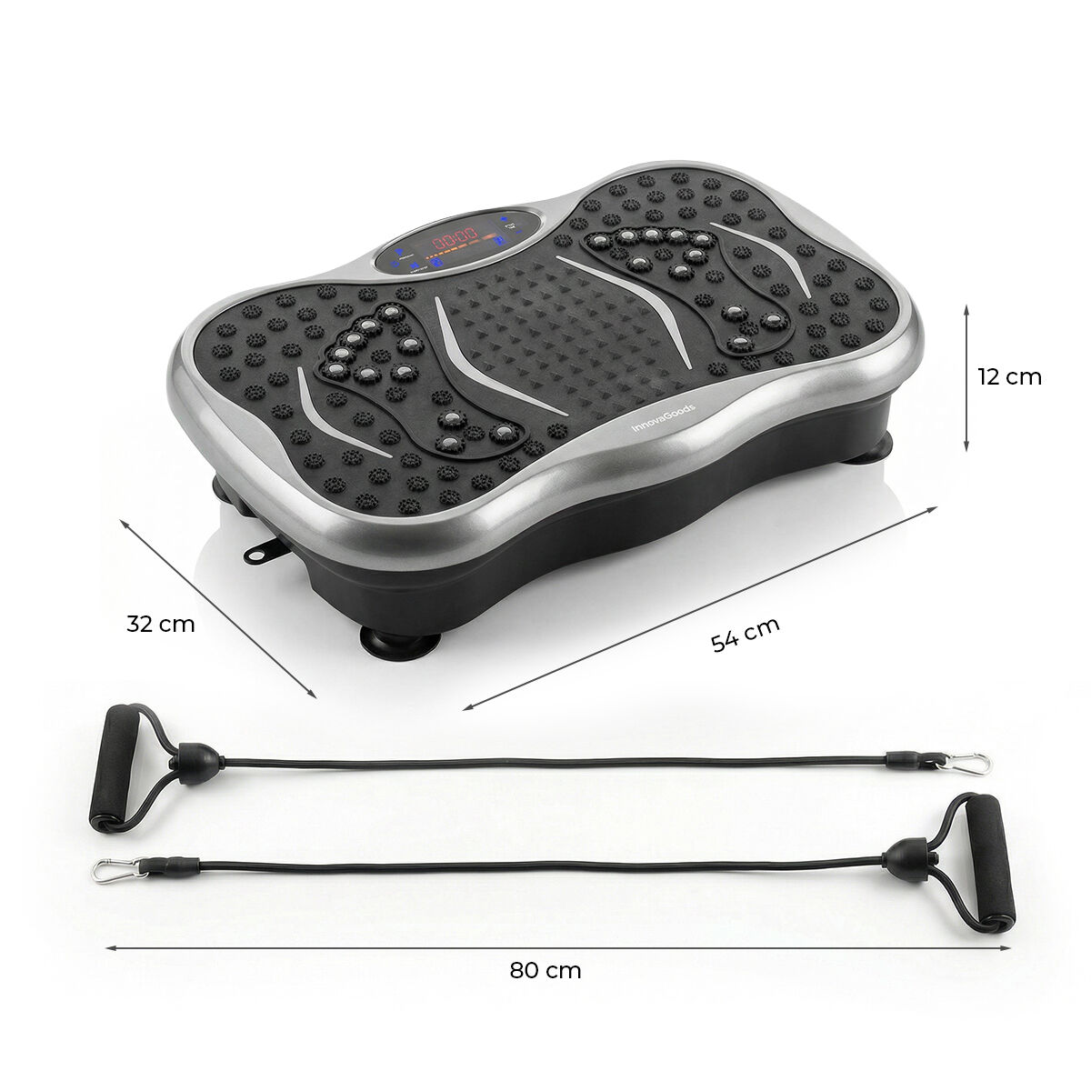 Plataforma Vibratoria con Altavoz, Bandas de Resistencia y Mando a Distancia Vivflow InnovaGoods V0104048_5
