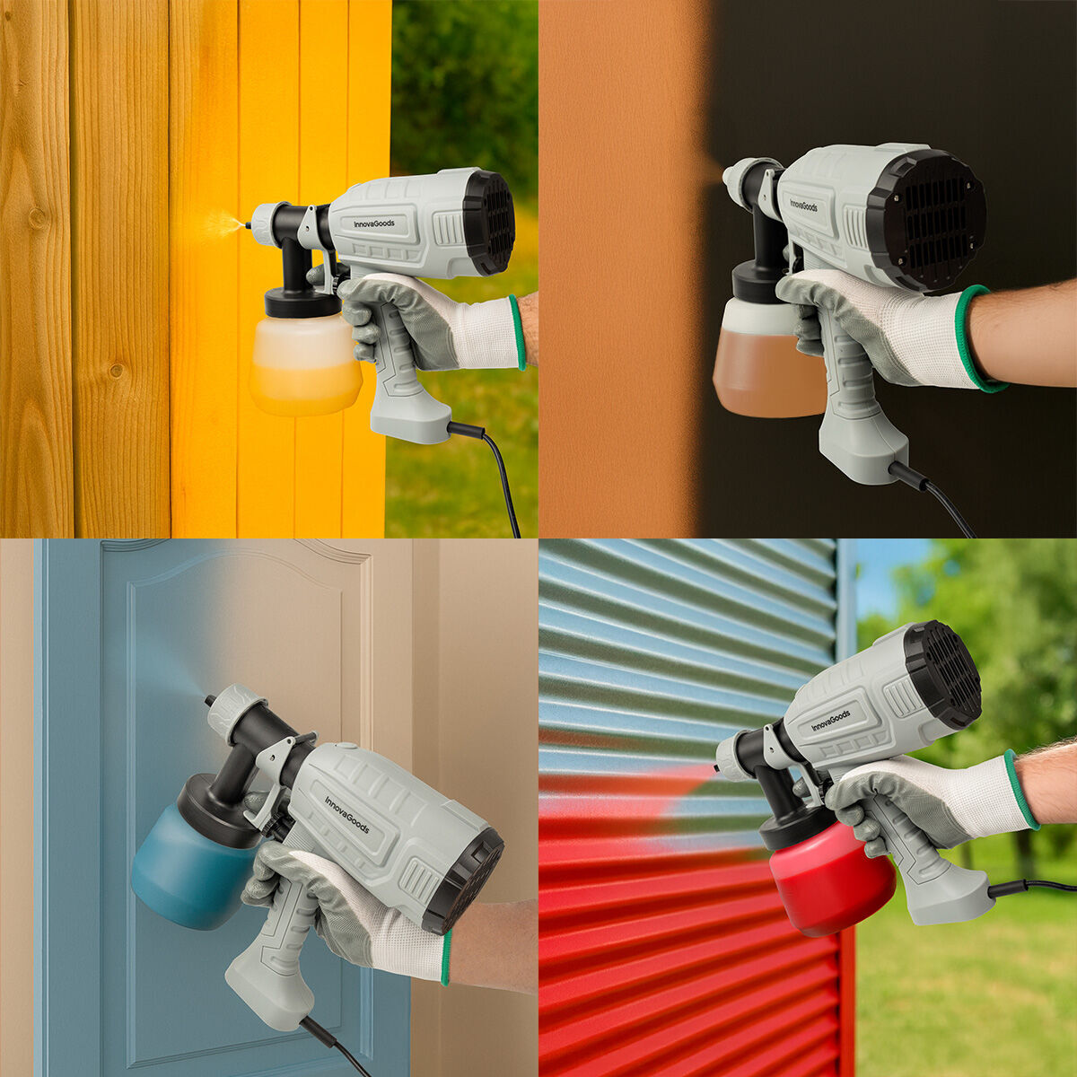 Pistola de Pintura Eléctrica Spraint InnovaGoods 1 L 500 W V0103994_2