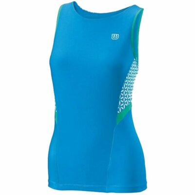 Camiseta para Mujer sin Mangas Wilson Glamour Verde Tenis Reversible (Reacondicionado C)