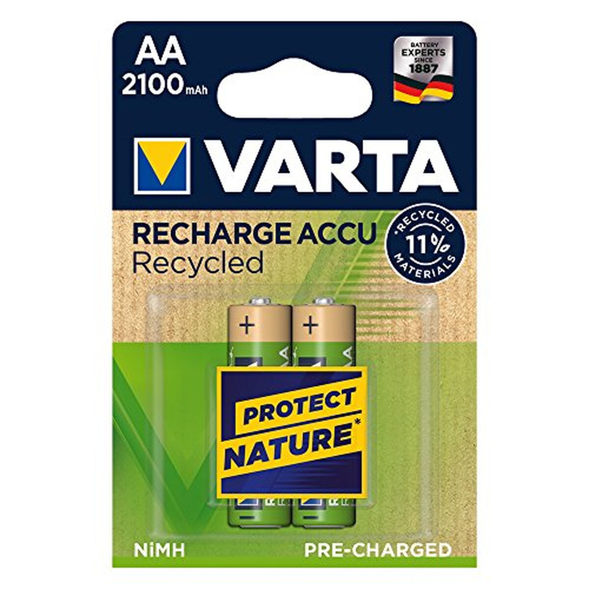 Pilhas recarregáveis Varta 56816 2100 mAh 1 V AA S0451807_0