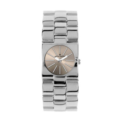 Alpha Saphir Unisex Watch 271K Beige Silver