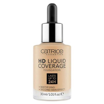 Base de Maquillaje Fluida Catrice HD Liquid Coverage Nº 032 Nude beige Nº 032-Nude Beige 30 ml