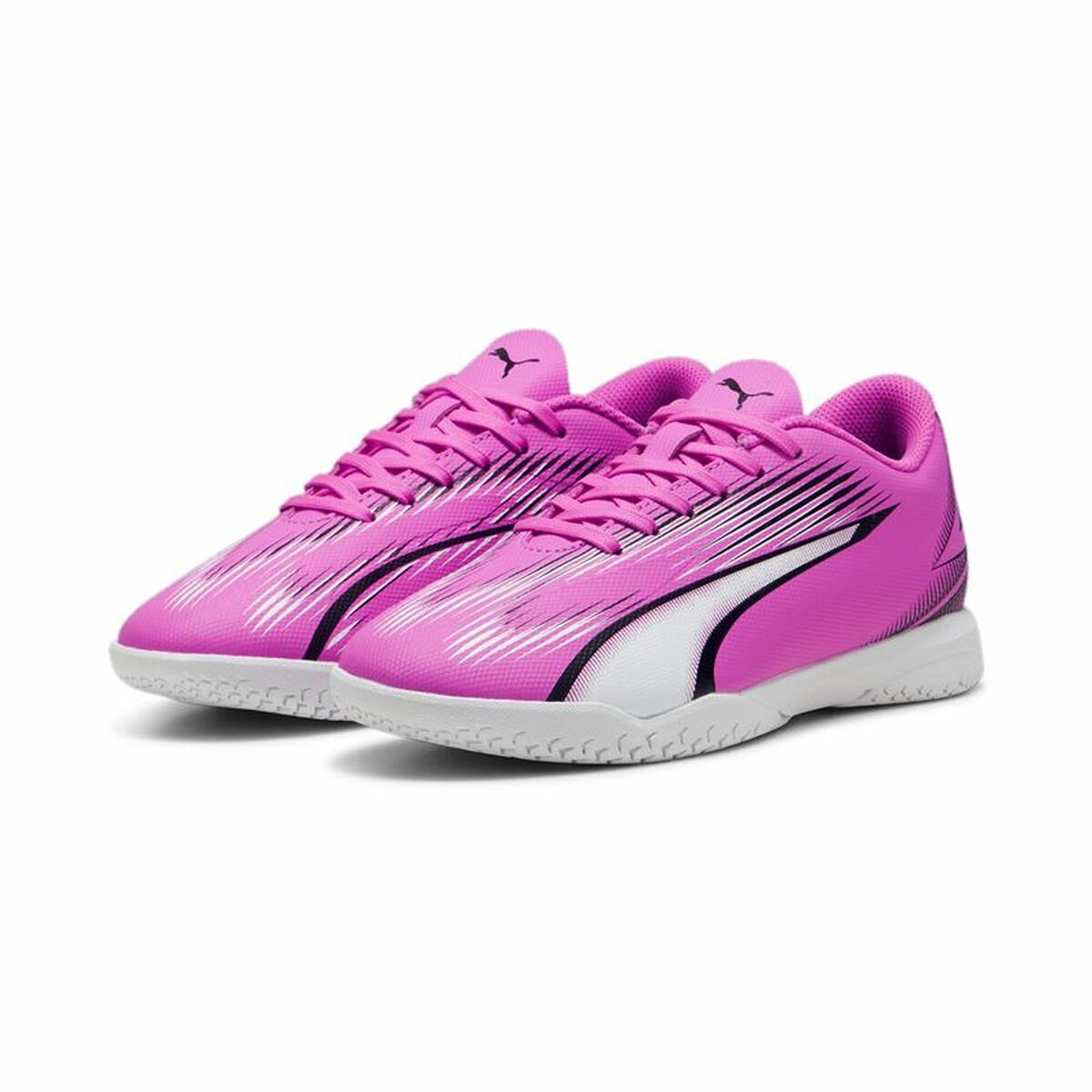 Zapatillas de Fútbol Sala para Niños Puma Ultra Play Blanco Rosa oscuro Infantil Unisex S64137332_4