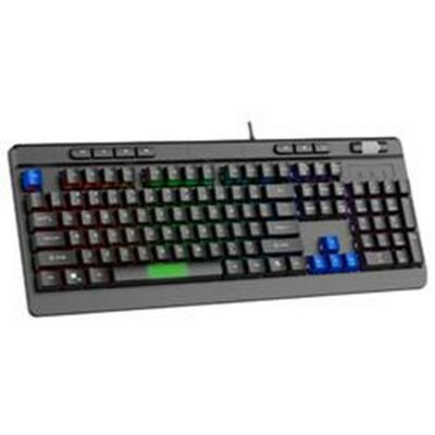 Sparco SPMEMKEYBESP Black Qwerty Spanish Gaming Keyboard