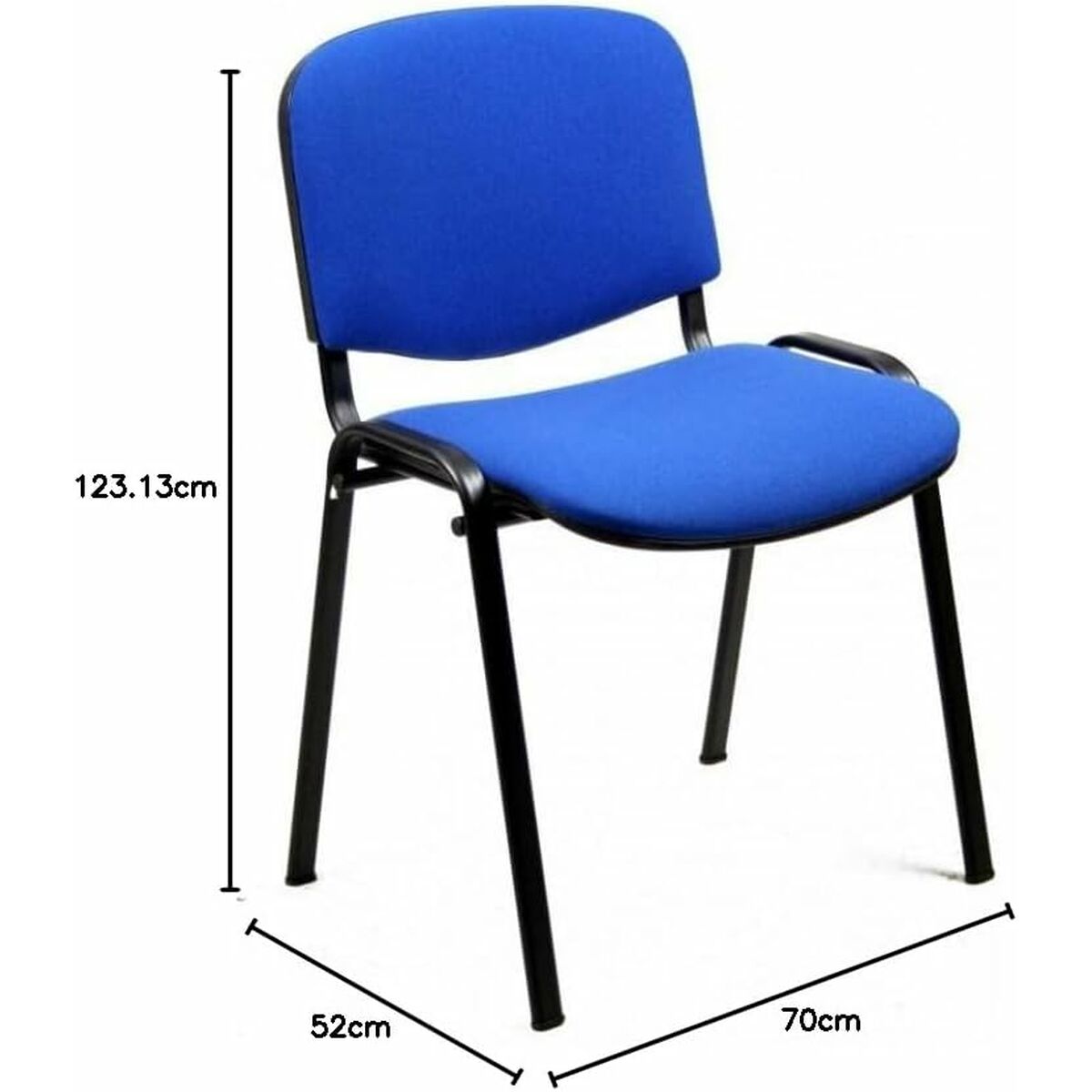 Silla de Oficina Unisit Dado S Azul Negro (Reacondicionado B) V0709526_3