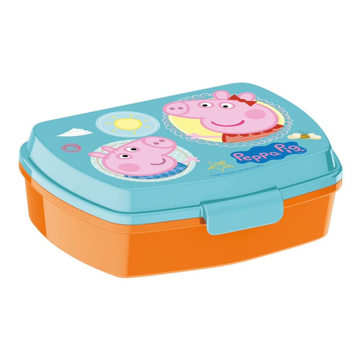 Fiambrera para Sandwich Peppa Pig Having fun Plástico Rosa claro (17 x 5.6 x 13.3 cm) S4305741_0