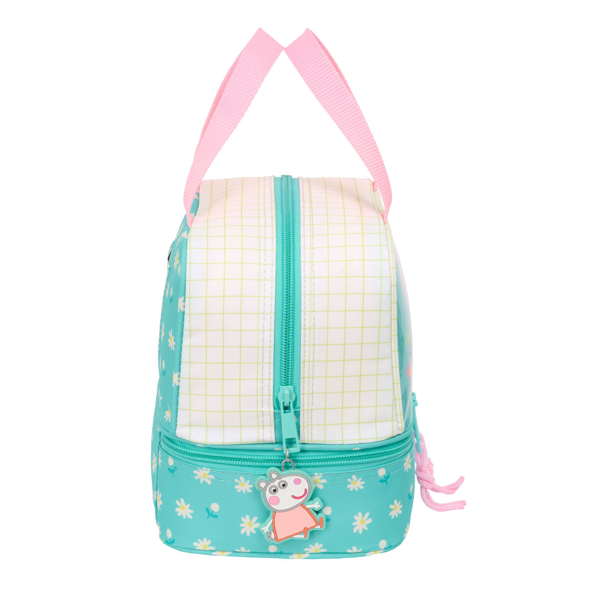 Portameriendas Peppa Pig Pretty flowers Amarillo Menta 20 x 20 x 15 cm S4311430_1