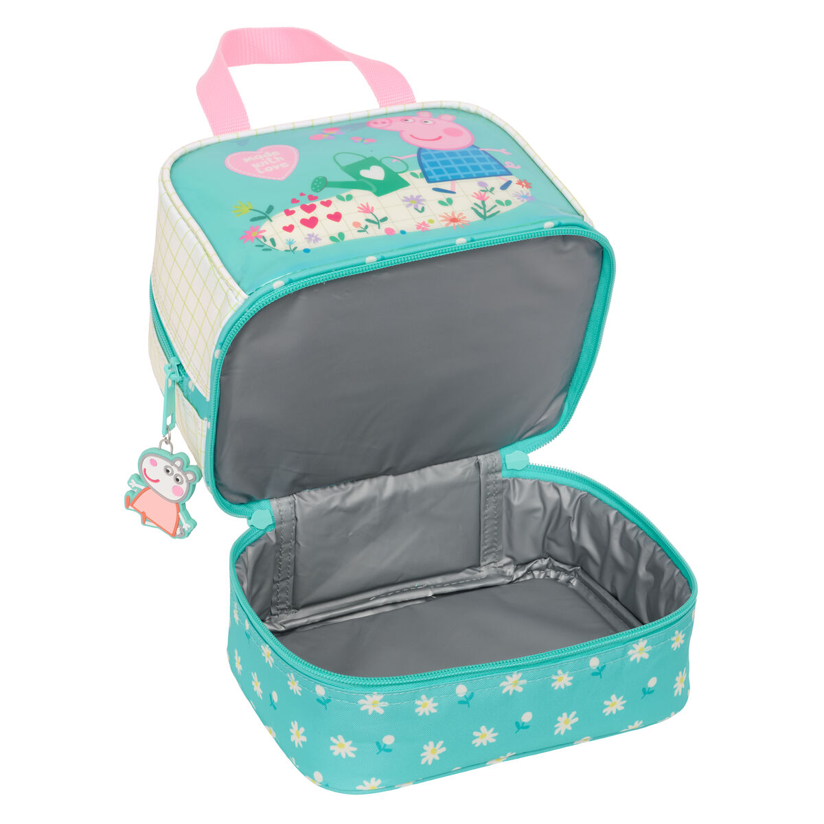 Portameriendas Peppa Pig Pretty flowers Amarillo Menta 20 x 20 x 15 cm S4311430_3