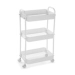 Carro de Cocina Versa Blanco 30 x 76 x 46 cm Hierro