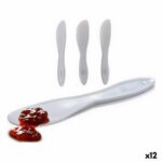Set de Cuchillos Kinvara Blanco Plástico 18 x 10 x 1 cm 18 x 3,5 x 1 cm 3 Piezas (12 Unidades)