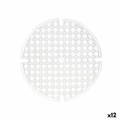 Alfombrilla Antideslizante Kinvara Transparente Plástico 29 x 0,1 x 29 cm Fregadero (12 Unidades)