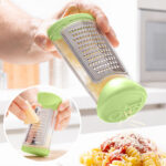 Rallador con Contenedor y Tapa Dispensadora 3 en 1 Cheezy InnovaGoods