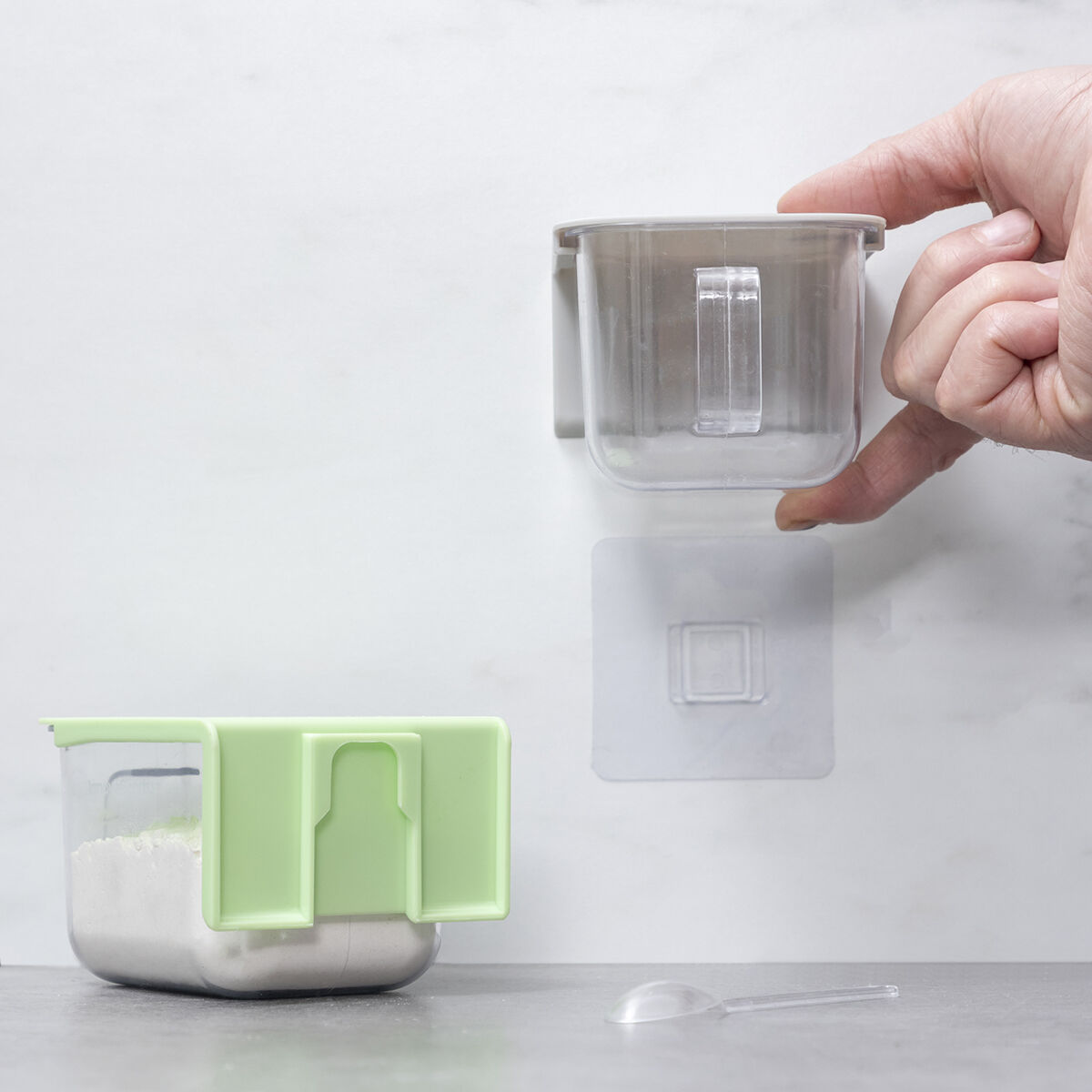 Recipientes de Cocina Adhesivos Extraíbles Handstore InnovaGoods 2 Unidades V0103426_10