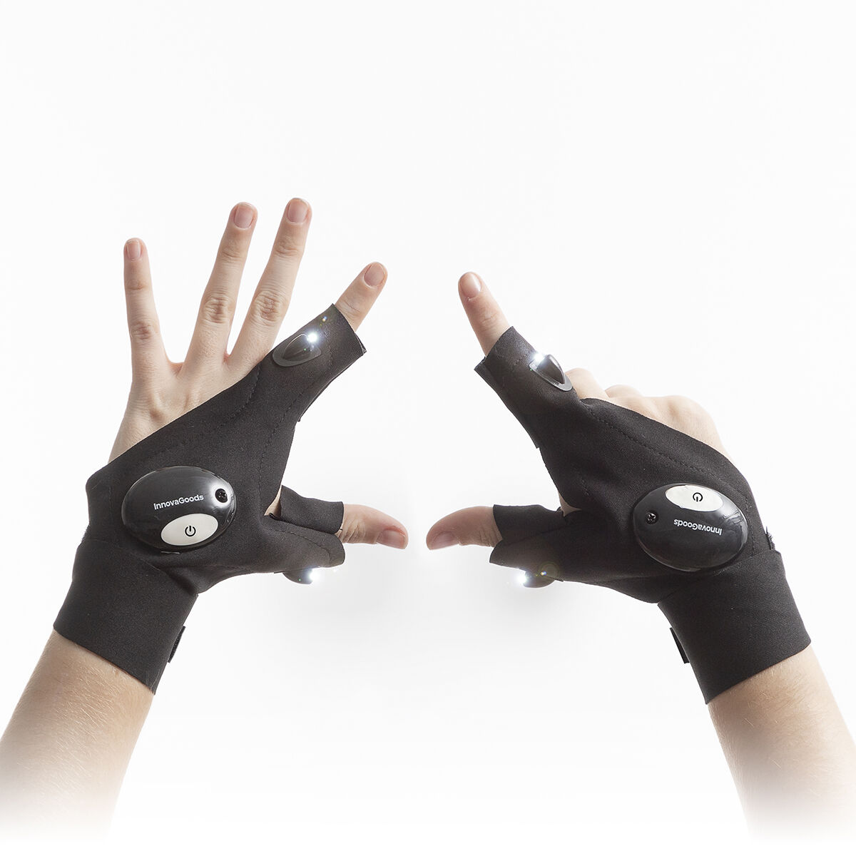 Guantes con Luz LED Gleds InnovaGoods 2 Unidades V0103613_9