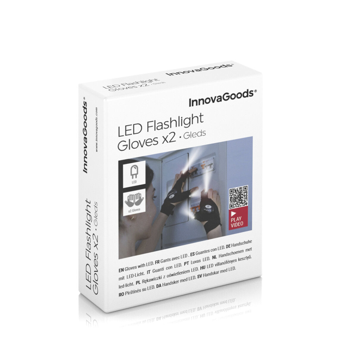 Guantes con Luz LED Gleds InnovaGoods 2 Unidades V0103613_11