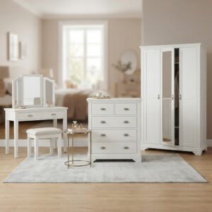 Aparador DKD Home Decor Kamakura Blanco Dorado Metal Álamo 150 x 50 x 80 cm (150 x 50 x 80 cm)