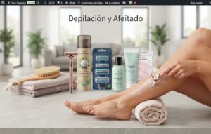 Afeitadora Corporal con Mango de Aluminio Extensible Extaver InnovaGoods