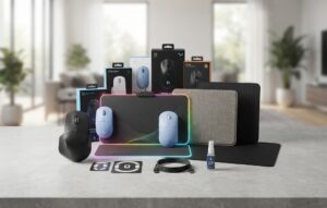 Mini stampante wireless – Kit stampante termica portatile per etichette, stampa HD 203dpi, stampa multifunzione, supporto wireless / USB / batteria