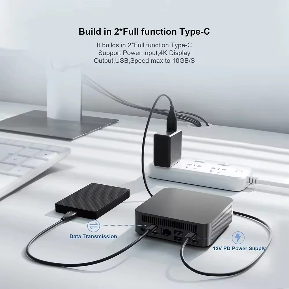 Nueva Mini PC Portátil i9 con Windows 11, Intel Core i9 8950HK, 16GB, 1TB, WiFi de Doble Banda, de 6 Núcleos Nueva Mini PC Portátil i9 con Windows 11, Intel Core i9 8950HK, 16GB, 1TB, WiFi de Doble Banda, de 6 Núcleos - Imagen 5